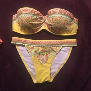 Yellow bikini