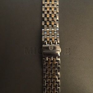 Michele silver/gold bracelet watch.