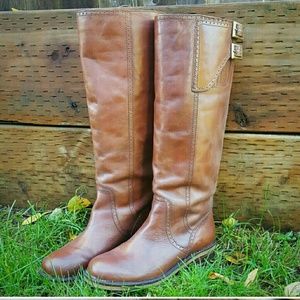 Lucky Brand Andria leather boots