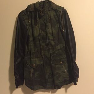 BCBG military style coat