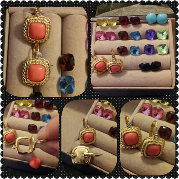 Joan Rivers TREND 10 LEVERBACK VERMEIL Full set!