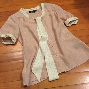 Jason Wu short sleeve pink blouse. Sz XS
