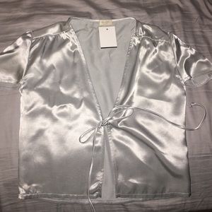 Brandy Melville Leesa Silky Top