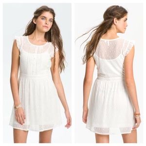Adorable Lace Mesh Baby Doll Dress