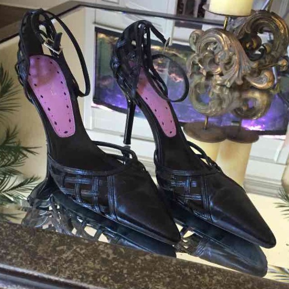 BCBG Leather Heels
