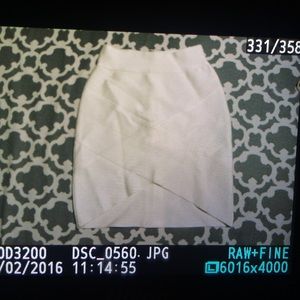 White bandage shirt xs