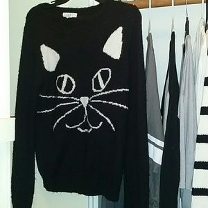 Forever 21 cat sweater
