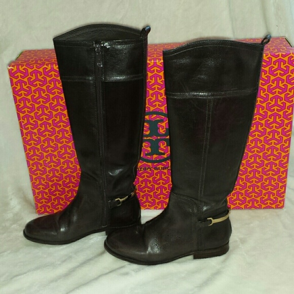 *SOLD*Tory burch jess riding boots - Picture 4 of 4