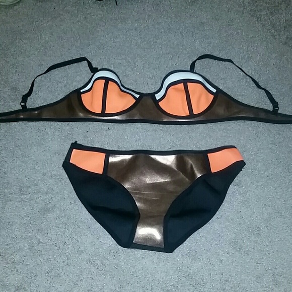 Bikini color block