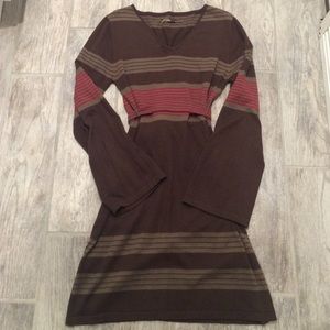 Brown prana sweater dress