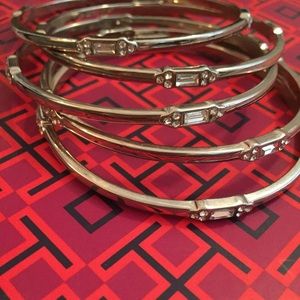 Silver Bangle Set