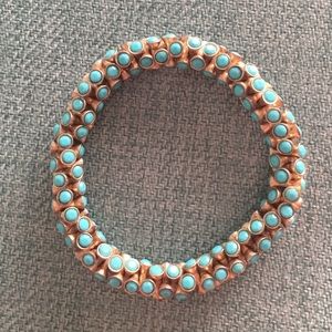 Stella & Dot Turquoise Stretch Bracelet