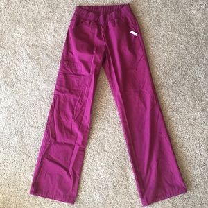 Cherokee maroon scrub pants