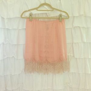 Free People XS Short but Sweet Half Slip