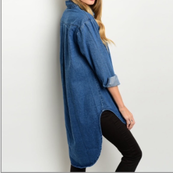 Last one!!! Denim tunic style dress top - Picture 2 of 4