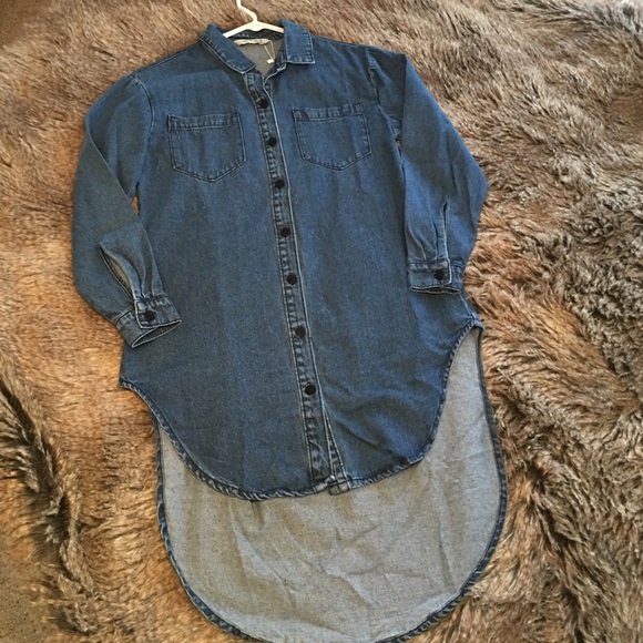 Last one!!! Denim tunic style dress top - Picture 3 of 4