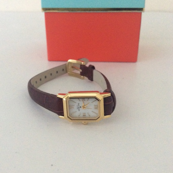 kate spade Accessories - Kate spade brown gold watch Nwot