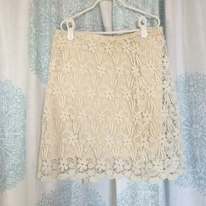 Zara Lace mini Skirt