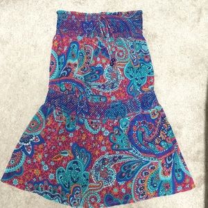 VS Moda international strapless dress size M