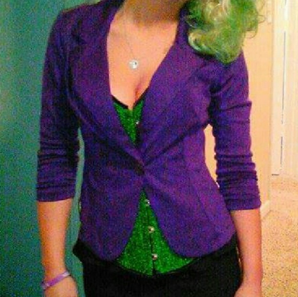 Purple blazer