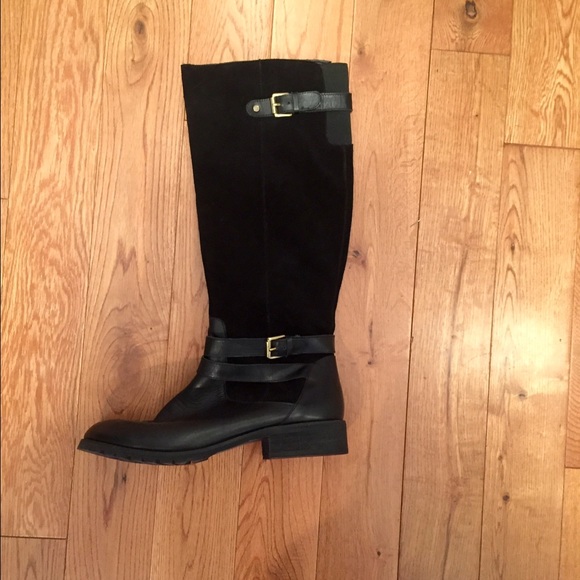 Tall black boots