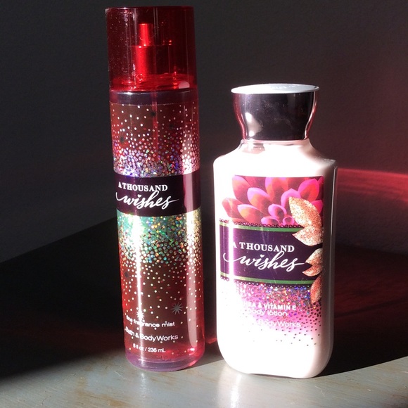 Bath & Body Works fragrance mist and lotion bundle
