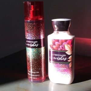 Bath & Body Works fragrance mist and lotion bundle