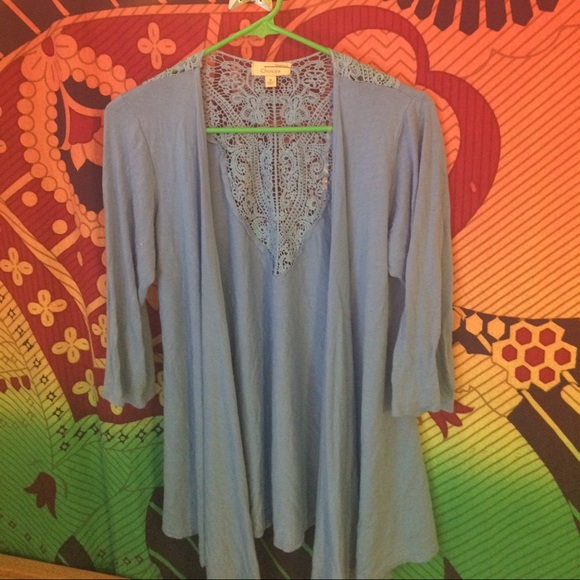 Light blue cardigan