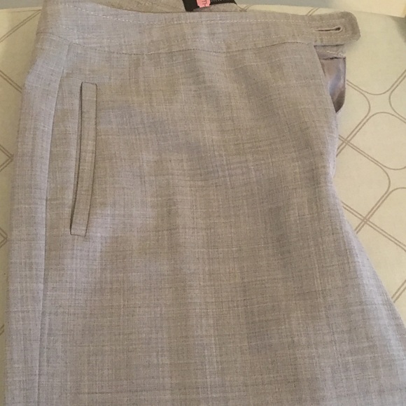 ️️Heather grey wide leg