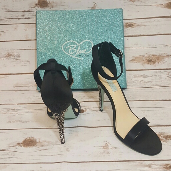 Betsey Johnson Shoes - Betsey Johnson Ombre rhinestone stilettos.