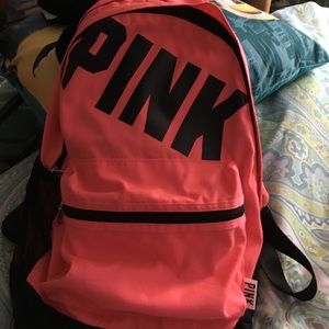 Pink backpack