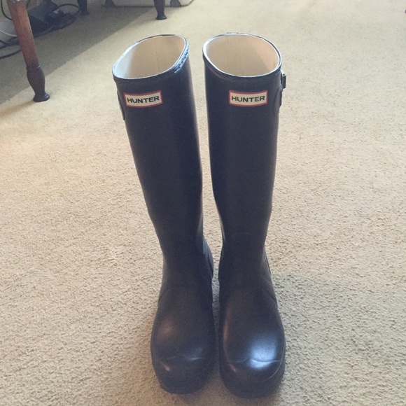 Matte Black Hunter Boots