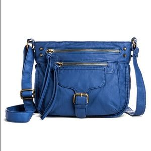 NWOT Blue Crossover Purse