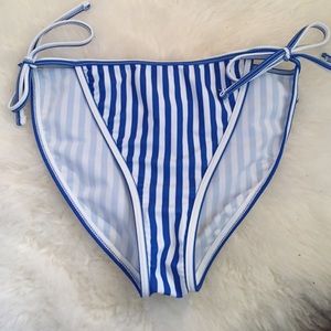 American Apparel Striped Side-Tie Bikini Bottom