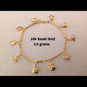 Brand New 18K Saudi solid Gold bracelet