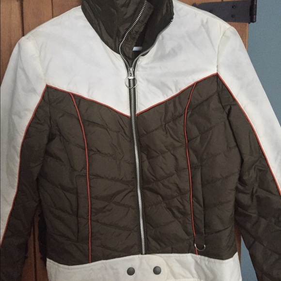 H&M olive green puffer