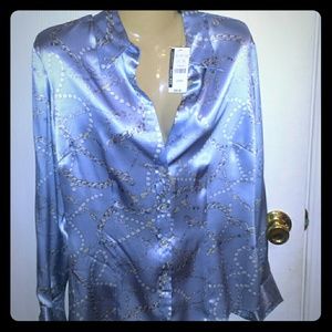 Classy, professional blouse 100% SILK! (Never worn