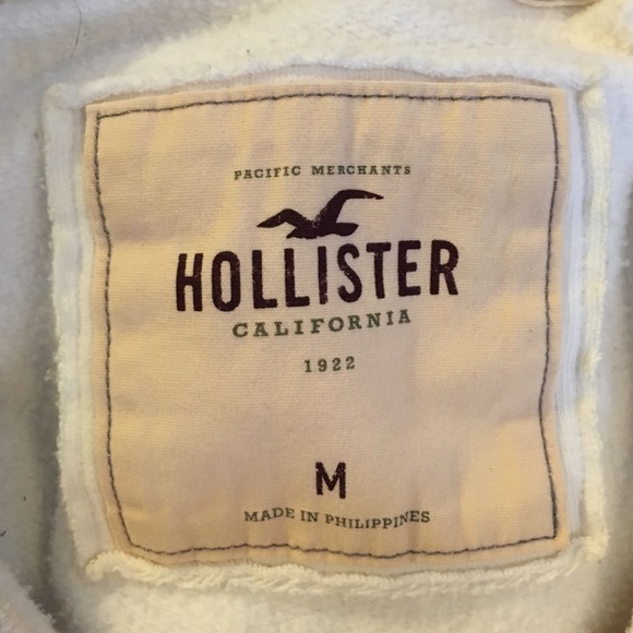 White Hollister Sweatshirt - Picture 2 of 2