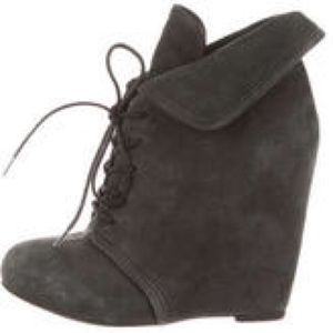 Elizabeth and James Manor Wedge Booties