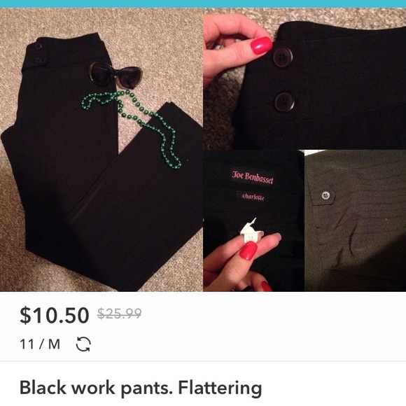 Black slacks