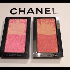 CHANEL DUO EFFET TWEED BLUSH  TISSE VENDOME SHADOW