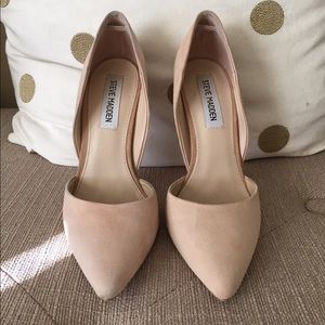 Steve Madden Varcityy Pump Blush 7.5 Suede