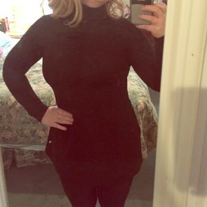Long sleeved turtle neck tunic