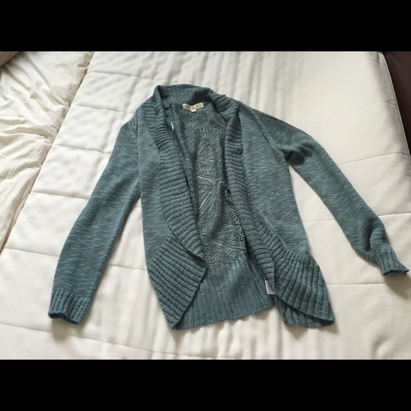 Teal cardigan