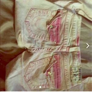 Pink Swarovski true religions