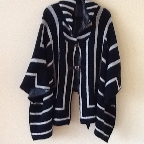 Rebecca Ellliot Dome Sleeve Hooded Sweater