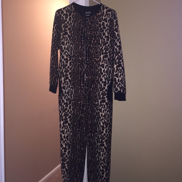 Leopard print onesie