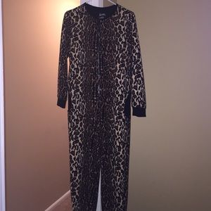 Leopard print onesie
