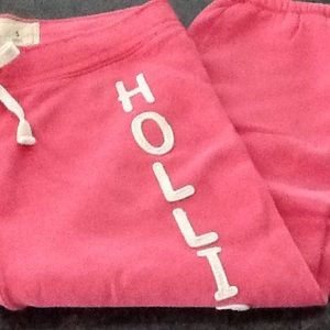 HOLLISTER cropped sweat pant size small
