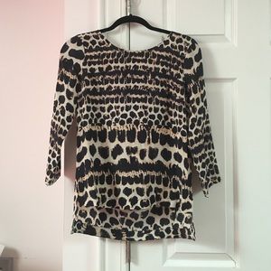 Anthropologie (Maeve)  printed blouse